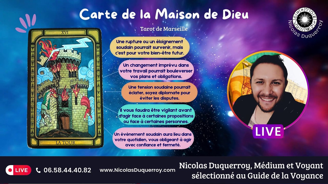 Tirage de voyance : Taroscope du Jeudi 20 Mars 2025 par le Voyant et Médium Nicolas Duquerroy