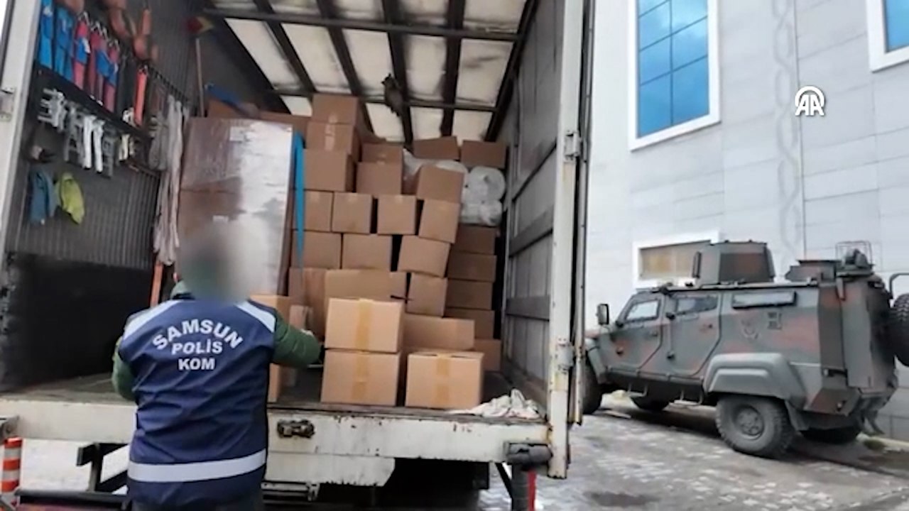 Samsun'da 2 ton etil alkol ele geçirildi