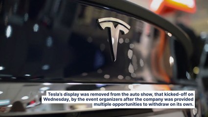 Tesla Expelled From Vancouver Auto Show Amid Security Concerns After Failing To 'Voluntarily Withdraw'
