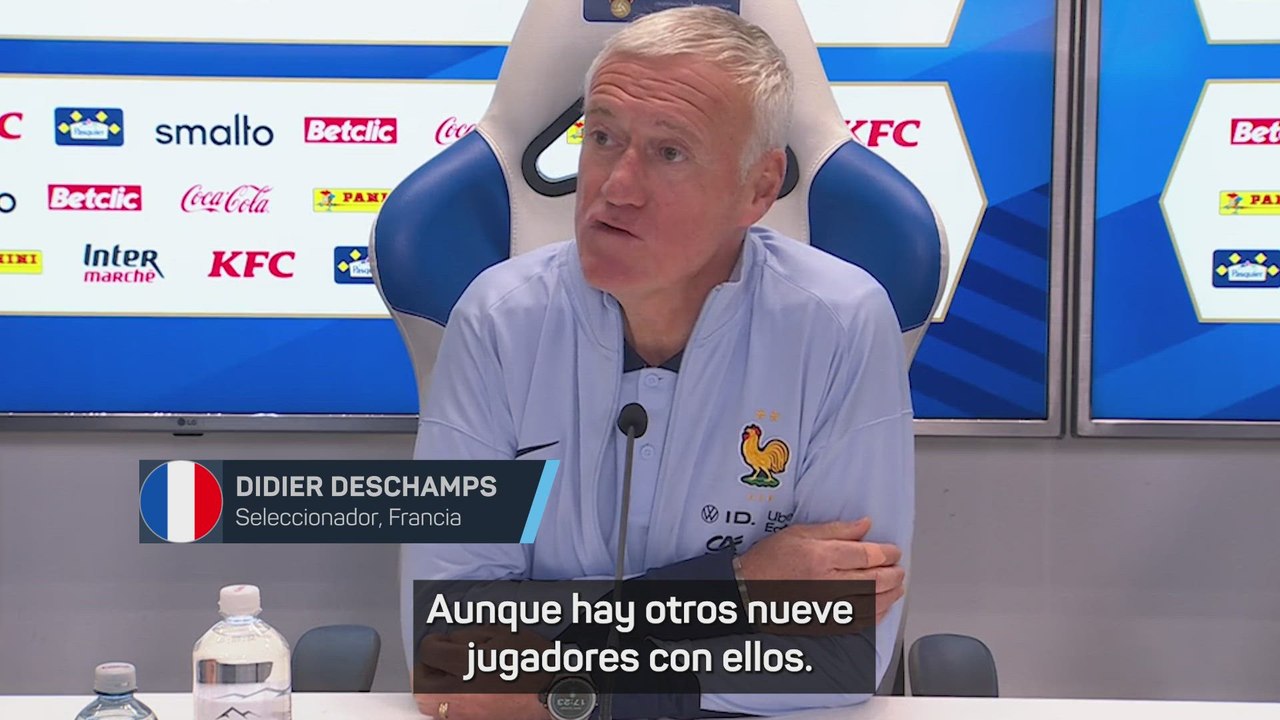 Deschamps: "Si Mbappé y Dembélé pudieran mantener este nivel de eficiencia, sería algo muy bueno"