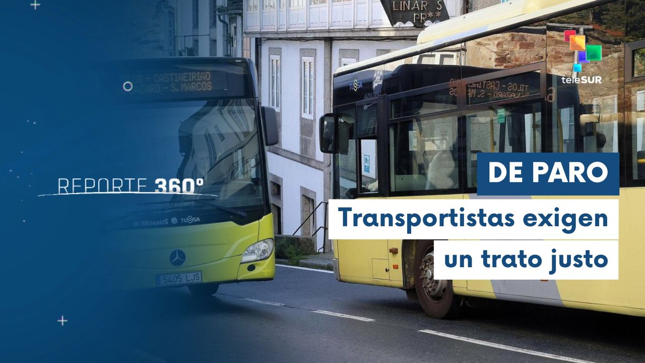 Transportistas españoles continúan en huelga parcial indefinida