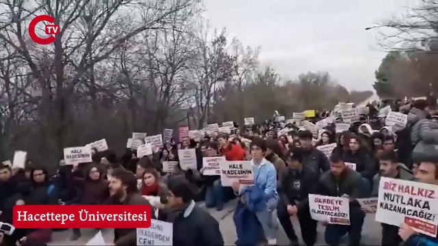 Ankara'da öğrenciler sokakta! Bilkent Üniversitesi ve Hacettepe Üniversitesi öğrencilerinden eylem