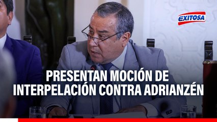 Gustavo Adrianzén: Presentan moción de interpelación contra el premier de Dina Boluarte