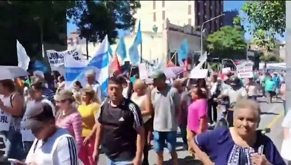 En Tucumán la concentración se realizó en Plaza Independencia, ubicada frente a la casa de gobierno