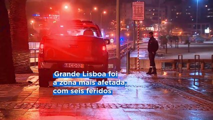Tempestade Martinho atinge Portugal e faz estragos, principalmente na Grande Lisboa