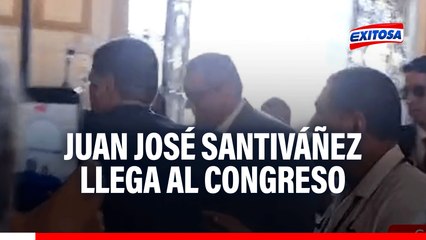 Santiváñez llegó al Congreso: Ministro del Interior se presenta HOY ante el Pleno