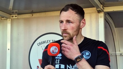 Full interview with Crawley Town interim head coach Louie Storey
