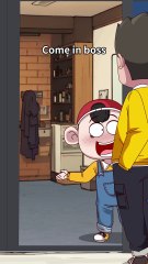 The young man went to change his hairstyle, but ended up needing to find ways to fix it.