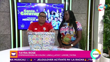 Hoy nos visitó la emprendedora de Boli La Tay