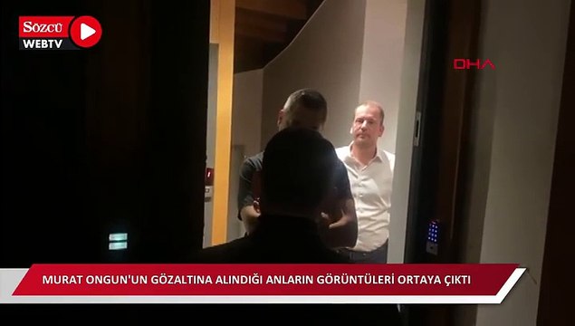 Murat Ongun'un gözaltına alındığı anların görüntüleri ortaya çıktı
