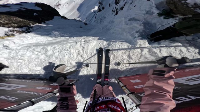 GoPro POV: Jenna Keller's Winning Run on the Bec des Rosses - 2025 YETI Xtreme Verbier by Honda