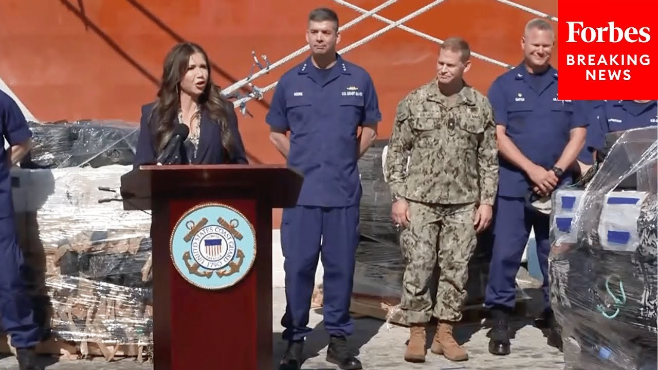 Sec. Kristi Noem Announces Coast Guard Seizure Of 'Over Half A Billion Dollars' Of Drugs