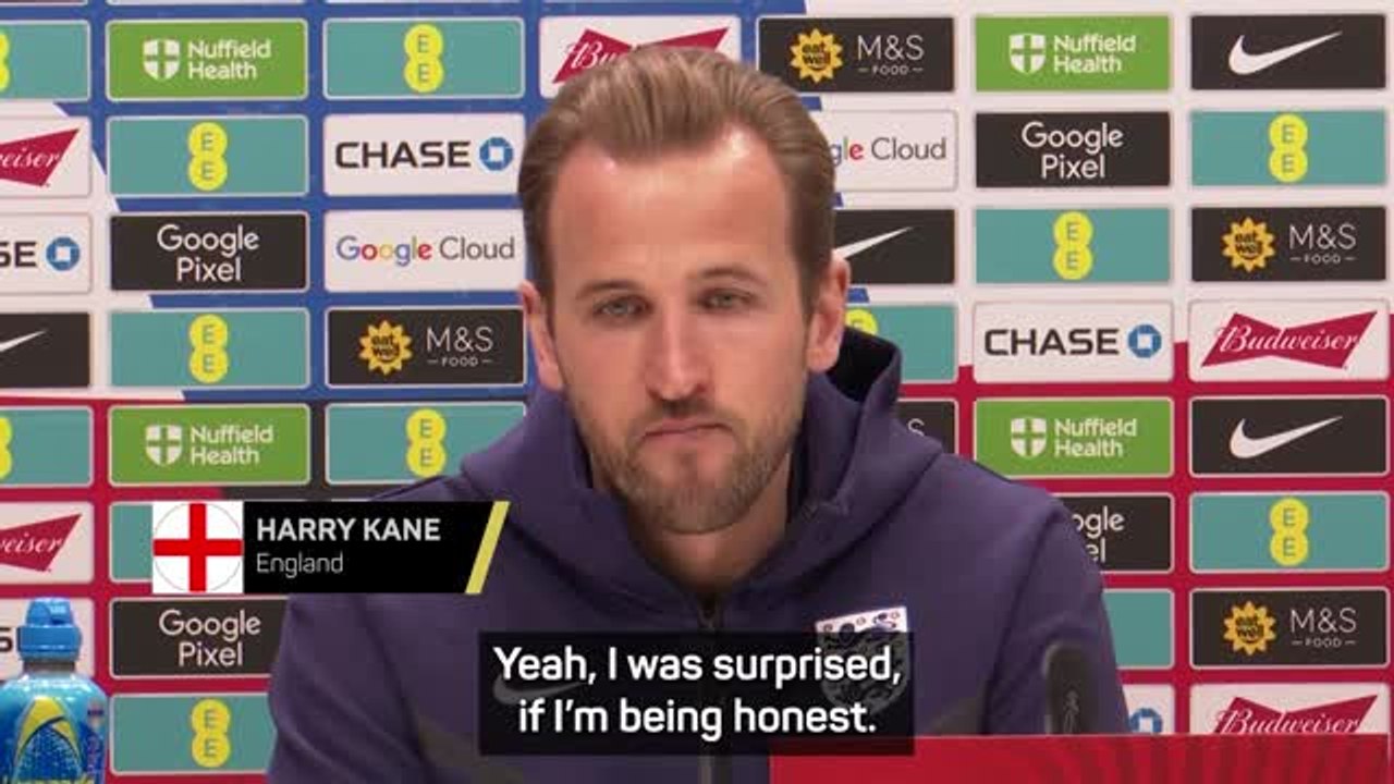 Kane 'didn't expect' Tuchel's England appointment
