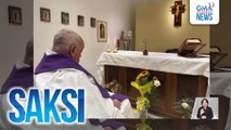 Pope Francis, 'di na kinakailangan ng mechanical ventilation sa gabi | Saksi