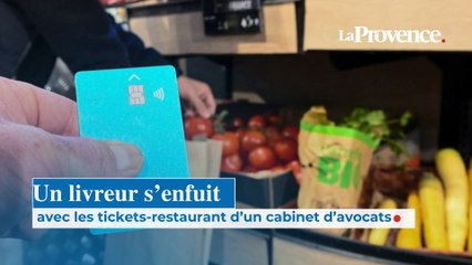Un livreur s’enfuit avec les tickets-restaurant  d’un cabinet d’avocats
