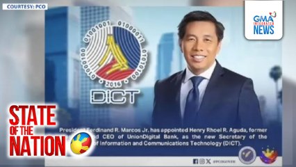 Henry Rhoel Aguda, itinalagang bagong DICT Secretary | SONA