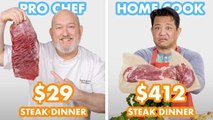 $412 vs $29 Steak Dinner: Pro Chef & Home Cook Swap Ingredients