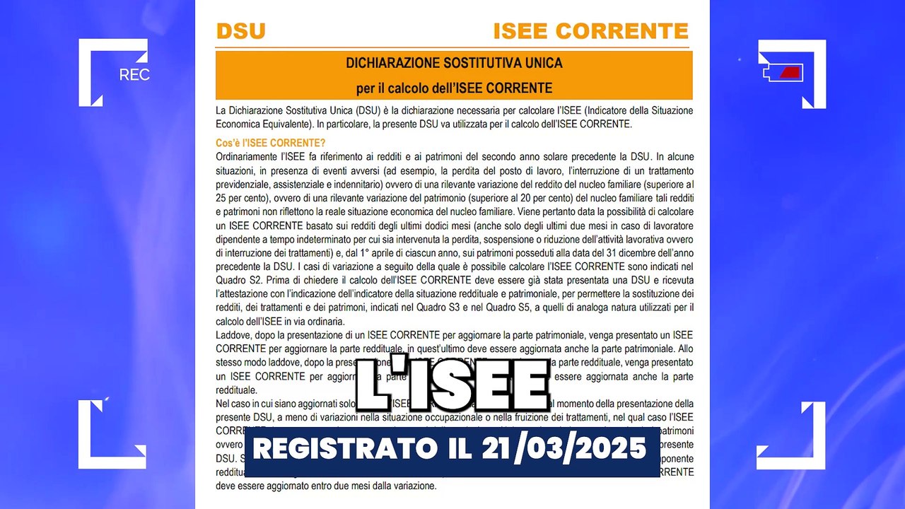ASSEGNO DI INCLUSIONE E ISEE CORRENTE 2025 FA ACCOGLIERE LA DOMANDA E AUMENTARE L'IMPORTO?