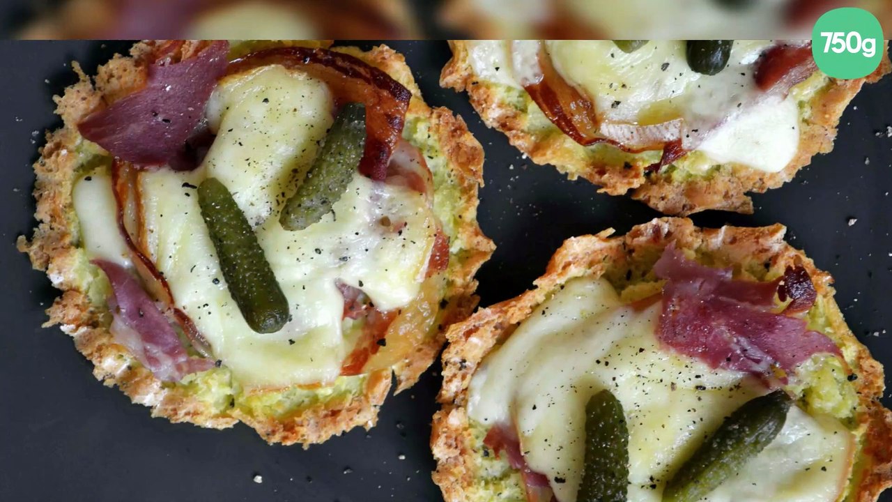 Tartelettes de pommes de terre à la coppa et au fromage