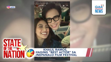Khalil Ramos, waging "Best Actor" sa Cinepanalo Film Festival | SONA