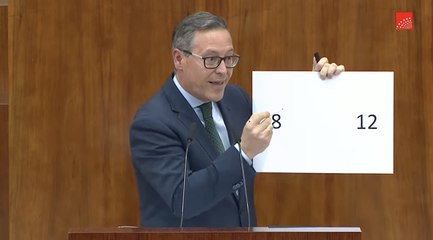 Serrano da clase de matemáticas al PSOE: "La deuda no se esfuma como los datos del móvil de su fiscal general"