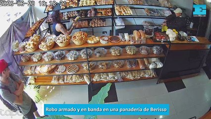 Robo armado y en banda en una panadería de Berisso