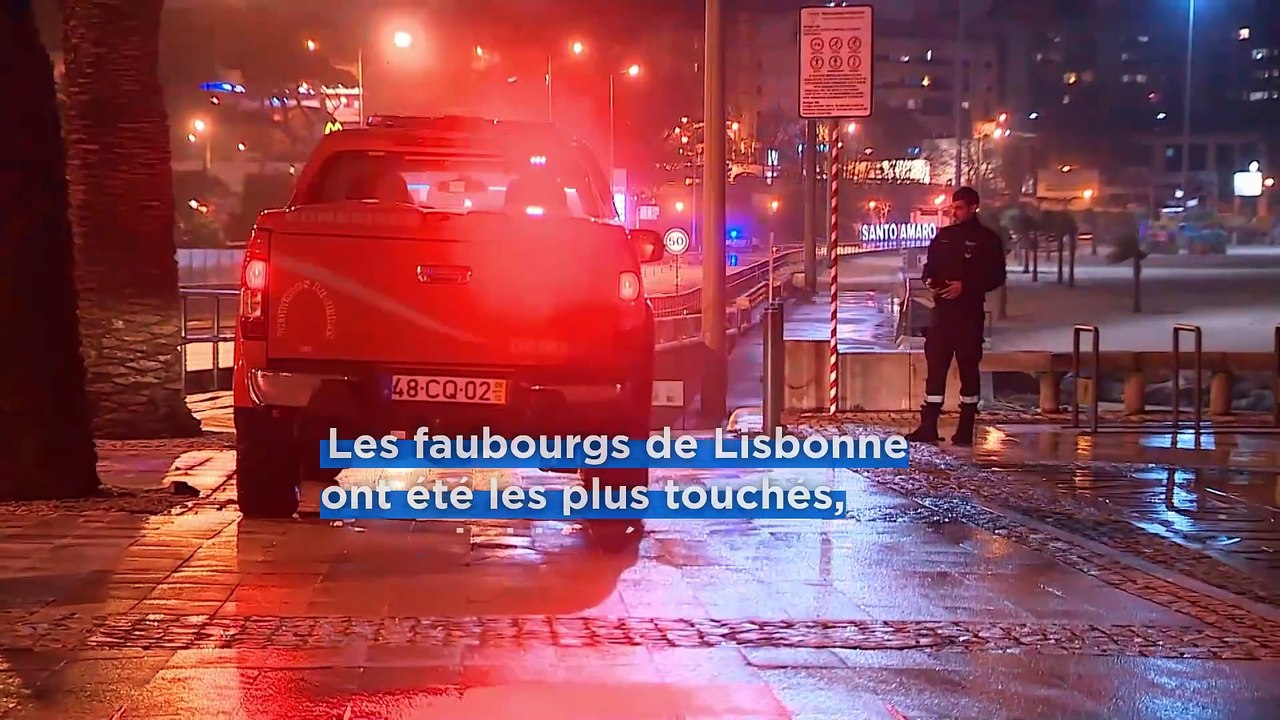 La tempête Martinho balaye le Portugal et provoque des dégâts, notamment dans l'agglomération de Lisbonne