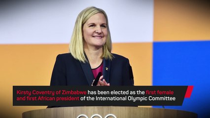 Breaking News - Kirsty Coventry elected as new IOC President
