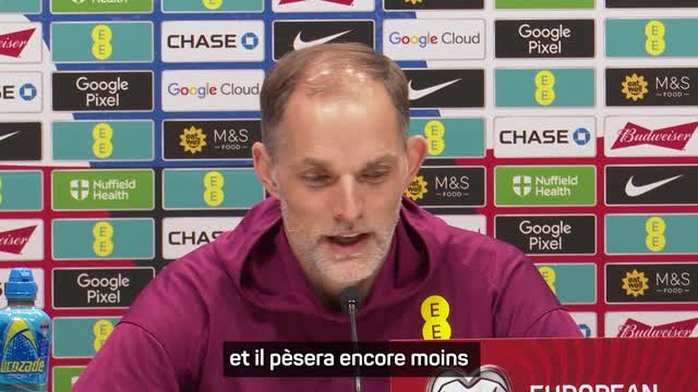 Angleterre - Tuchel : Le maillot anglais n'est pas lourd à porter