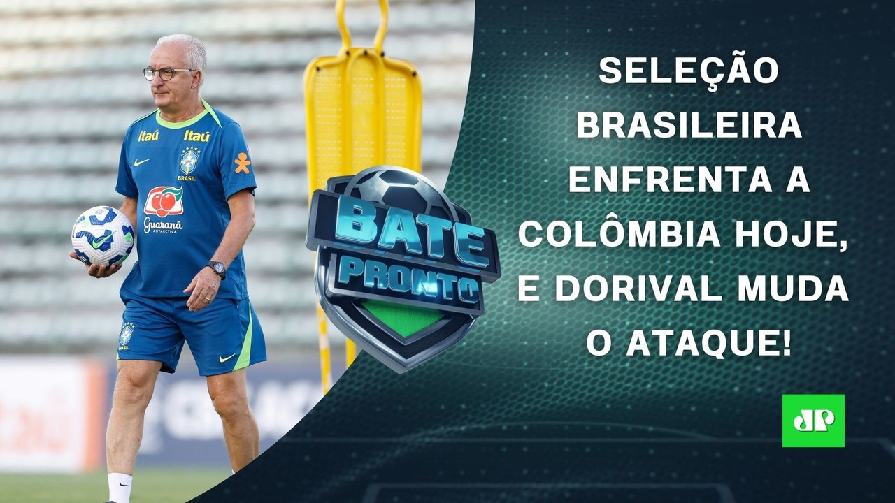 Seleção Brasileira JOGA HOJE contra a Colômbia com NOVIDADE no ATAQUE! | BATE-PRONTO