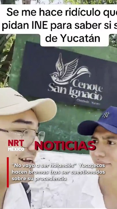"No vaya a ser holandés" 🤣 fue la reacción de yucatecos al ser cuestionados sobre su procedencia y tener que mostrar su INE. La anécdota rápidamente se volvió viral.