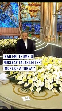Iran FM says Trump's nuclear talks letter 'more of a threat'