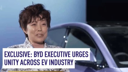 Exclusive: BYD executive urges unity across EV industry