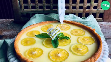 Tarte au citron et verveine