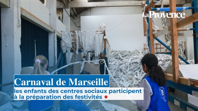 Carnaval de Marseille : les enfants des centres sociaux participent à la préparation des festivités