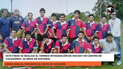 Este Finde Se Realiza El Torneo Integración De Hockey En Centro De Cazadores 30 Años De Historia