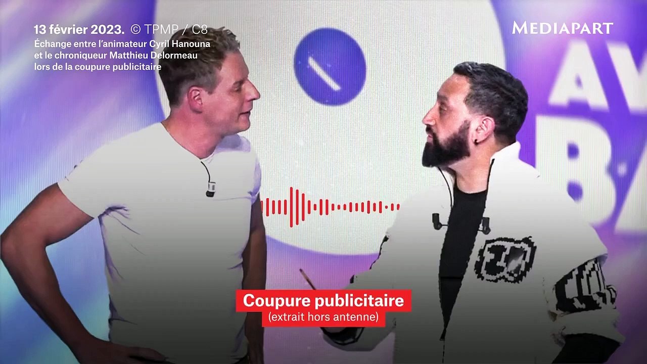 Cyril Hanouna menace Mathieu Delormeau: l'enregistrement exclusif !