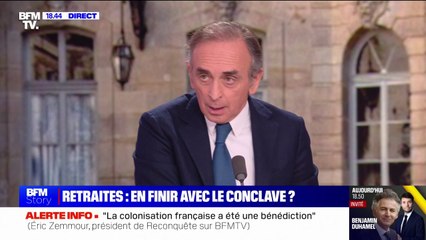 Éric Zemmour souhaite "accroître l'âge de la retraite"