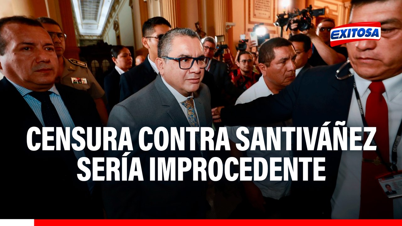 Censura contra Santiváñez sería improcedente, según César Delgado: ¿Cuál sería la razón?