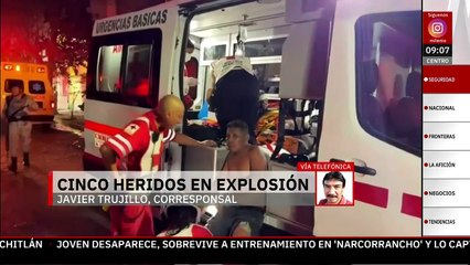 Explosión en Acapulco deja cinco heridos