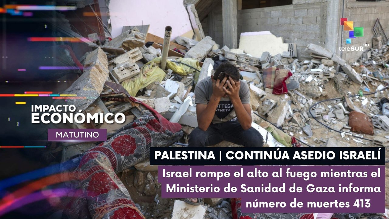 Continúa genocidio del gobierno israelí en Palestina