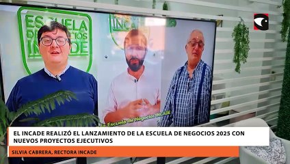 El INCADE realizó el lanzamiento de la Escuela de Negocios 2025 con nuevos proyectos ejecutivos