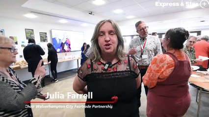 The Fairtrade Civic Reception at Wolverhampton Civic Centre.