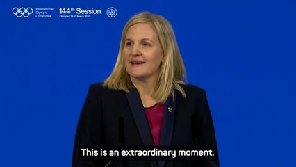 'Extraordinary moment' - Kirsty Coventry elected as new IOC President