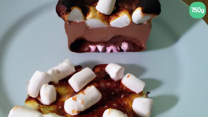 Mousse au chocolat et chamallows