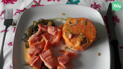 Timbale aux deux saumons