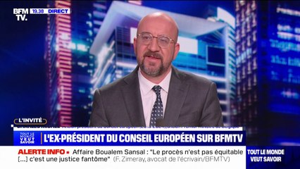 Charles Michel: "Peut-être que Donald Trump est une chance pour l'Union européenne car ça nous force à prendre une décision courageuse"