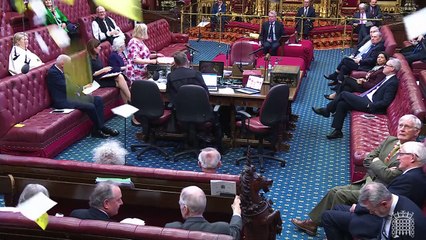 Manifestantes interrompem sessão na Câmara dos Lordes