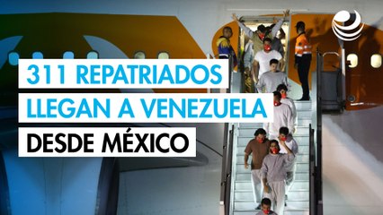 311 Repatriados llega a Venezuela desde México
