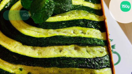 Gâteau de courgettes à la menthe